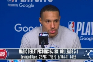 【完整版】贝恩：我们在防守端变成熟了 赢球是大家唯一的目标