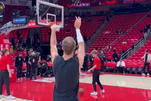 湖人两大奇兵斯玛特&肯纳德赛前猛练三分！今天还能爆吗？